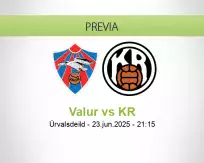 Pronóstico Valur KR (23 junio 2025)