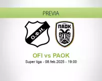 Pronóstico OFI PAOK (08 febrero 2025)