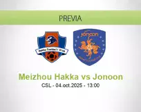 Pronóstico Meizhou Hakka Jonoon (04 octubre 2025)