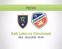 Pronóstico Salt Lake Cincinnati (19 julio 2025)