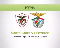 Pronóstico Santa Clara Benfica (15 febrero 2025)