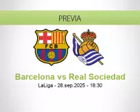 Pronóstico Barcelona Real Sociedad (28 septiembre 2025)