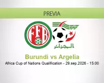 Pronóstico Burundi Argelia (29 septiembre 2026)