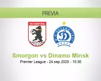 Pronóstico Smorgon Dinamo Minsk (24 septiembre 2025)