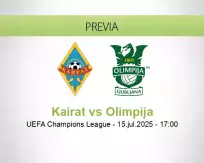Pronóstico Kairat Olimpija (15 julio 2025)