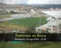 Pronóstico Patriotas Boca (03 agosto 2025)