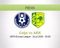 Pronóstico Celje AEK (24 julio 2025)