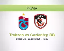Pronóstico Trabzon Gaziantep BB (20 septiembre 2025)