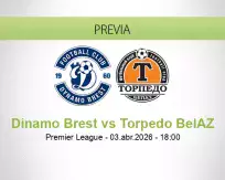 Pronóstico Dinamo Brest Torpedo BelAZ (03 abril 2026)