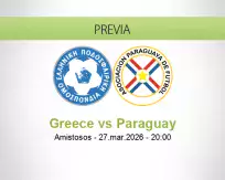 Greece vs Paraguay
