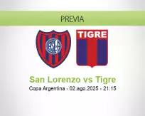 Pronóstico San Lorenzo Tigre (02 agosto 2025)