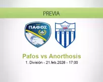 Pronóstico Pafos Anorthosis (21 febrero 2026)