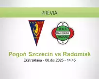 Pronóstico Pogoń Szczecin Radomiak (06 diciembre 2025)