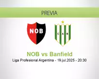 Pronóstico NOB Banfield (20 julio 2025)