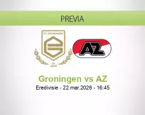 Pronóstico Groningen AZ (22 marzo 2026)