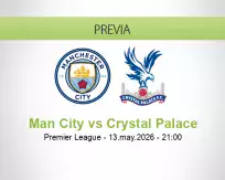 Man City vs Crystal Palace