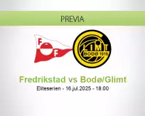 Pronóstico Fredrikstad Bodø/Glimt (16 julio 2025)