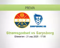 Pronóstico Strømsgodset Sarpsborg (21 septiembre 2025)