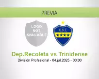 Pronóstico Dep.Recoleta Trinidense (04 julio 2025)