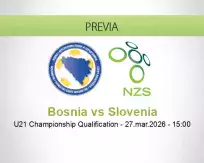 Pronóstico Bosnia Slovenia (27 marzo 2026)