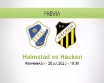 Pronóstico Halmstad Häcken (20 julio 2025)
