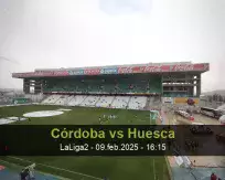 Pronóstico Córdoba Huesca (09 febrero 2025)