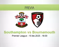 Pronóstico Southampton Bournemouth (15 febrero 2025)