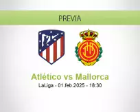 Pronóstico Atlético Mallorca (01 febrero 2025)