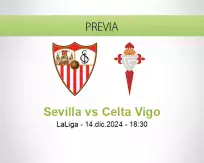 Pronóstico Sevilla Celta Vigo (14 diciembre 2024)