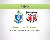 Pronóstico Dnepr Arsenal (29 marzo 2024)