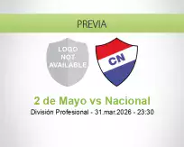 2 de Mayo vs Nacional