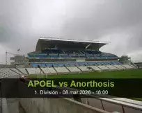 Pronóstico APOEL Anorthosis (08 marzo 2026)