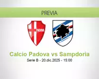 Pronóstico Calcio Padova Sampdoria (20 diciembre 2025)