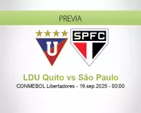 LDU Quito vs São Paulo