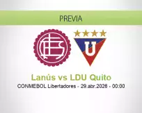 Lanús vs LDU Quito