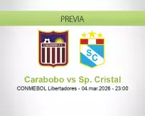 Carabobo vs Sp. Cristal
