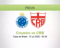 Pronóstico Cruzeiro CRB (30 julio 2025)
