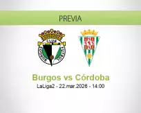 Pronóstico Burgos Córdoba (22 marzo 2026)
