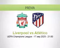 Liverpool vs Atlético
