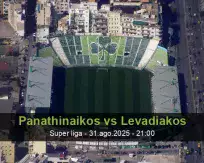 Pronóstico Panathinaikos Levadiakos (31 agosto 2025)