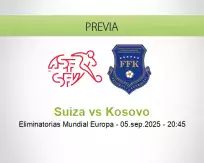 Pronóstico Suiza Kosovo (05 septiembre 2025)