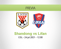 Pronóstico Shandong Lifan (24 julio 2021)