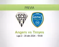 Pronóstico Angers Troyes (20 abril 2024)