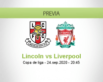 Pronóstico Lincoln City Liverpool (24 septiembre 2020)