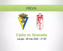 Pronóstico Cádiz Granada (29 marzo 2024)