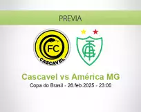 Pronóstico Cascavel América MG (26 febrero 2025)