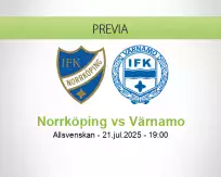 Pronóstico Norrköping Värnamo (21 julio 2025)