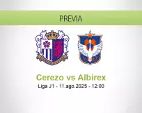 Pronóstico Cerezo Albirex (11 agosto 2025)