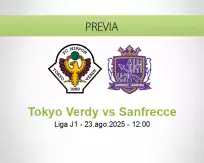 Pronóstico Tokyo Verdy Sanfrecce (23 agosto 2025)