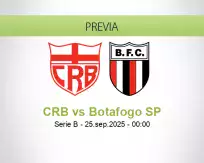 Pronóstico CRB Botafogo SP (24 septiembre 2025)